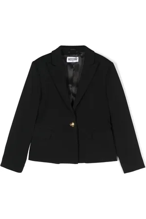 Moschino Blazer boutonné à boutons cœur