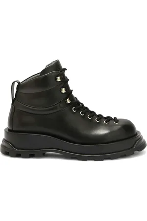 Jil Sander Bottines en cuir à lacets