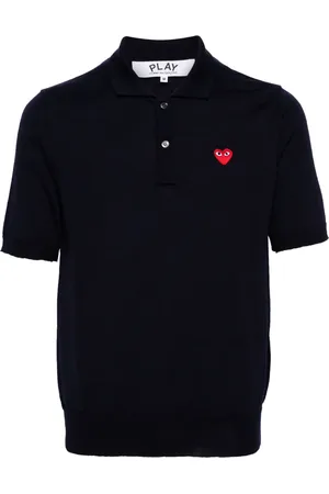 Comme des Garçons Polo à patch coeur