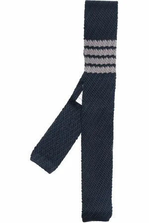 Thom Browne Cravate à détail 4 bandes signature