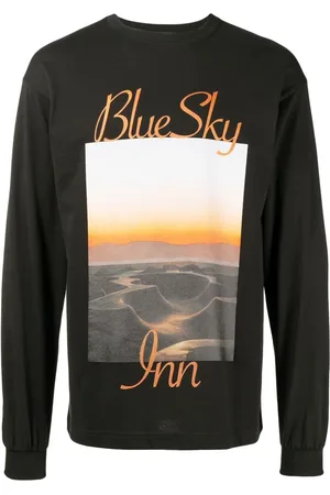 BLUE SKY INN T-shirt en coton à imprimé photographique