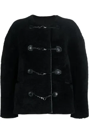 Totême Veste en peau lainée