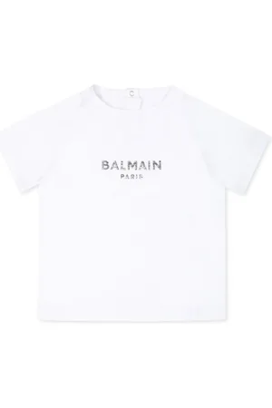 Balmain T-shirt à logo imprimé