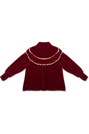 LA STUPENDERIA Blouse en velours