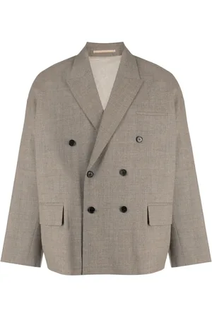 CROQUIS Blazer en laine à boutonnière croisée