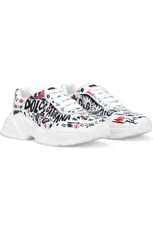 Dolce & Gabbana Baskets imprimées en cuir