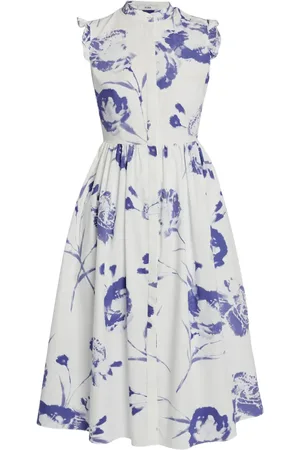 Erdem Robe volantée à fleurs