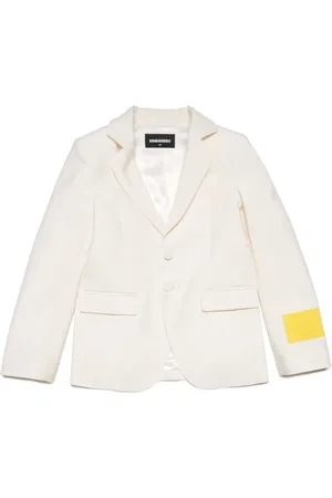 Dsquared2 Blazer croisé à logo appliqué