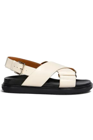 Marni Sandales Fussbett en cuir