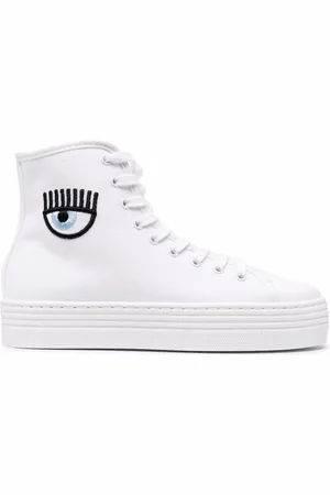 Chiara Ferragni Baskets lacées à détail de patch