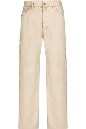 Dolce & Gabbana Jean ample à bords francs