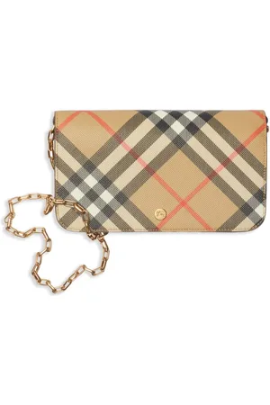 Burberry Porte-monnaie à lanière en chaîne