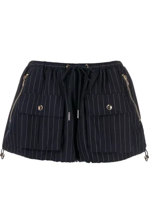 Cynthia Rowley Short à fines rayures