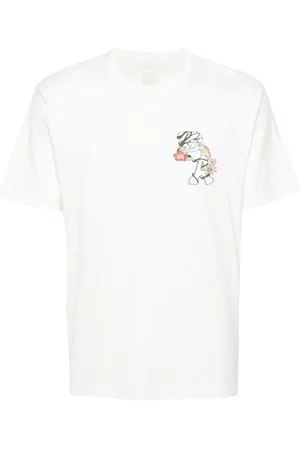 Emporio Armani T-shirt en coton à motif monogrammé
