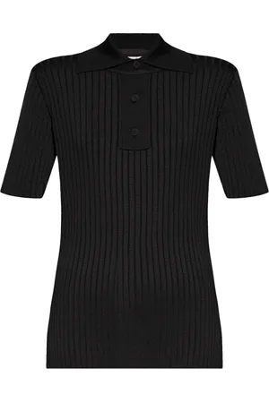 Jil Sander Polo à design nervuré