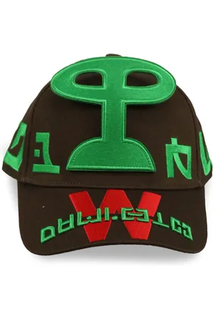 WALTER VAN BEIRENDONCK Casquette en coton à broderies