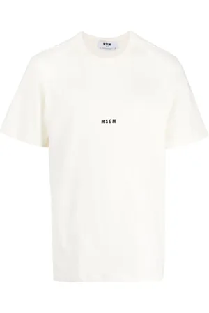 Msgm T-shirt en coton à logo imprimé