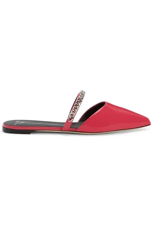 Giuseppe Zanotti Mules Laurette à détail de chaîne