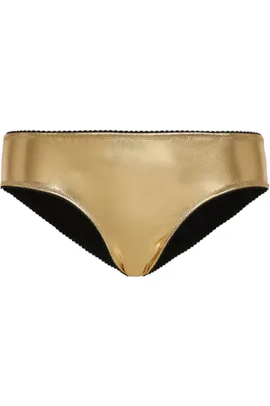 Dolce & Gabbana Culotte à design métallisé