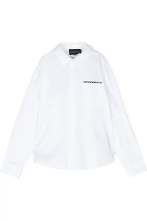 Emporio Armani Chemise à logo brodé