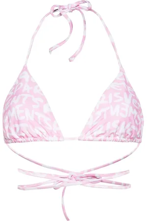 Vetements Haut de bikini à logo imprimé