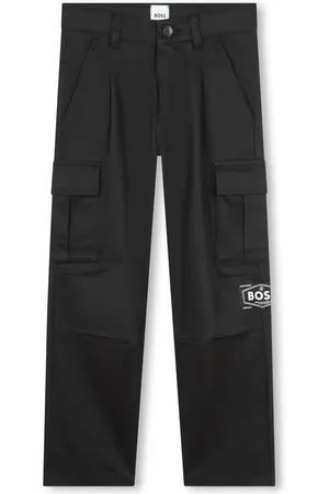 HUGO BOSS Pantalon droit à poches cargo