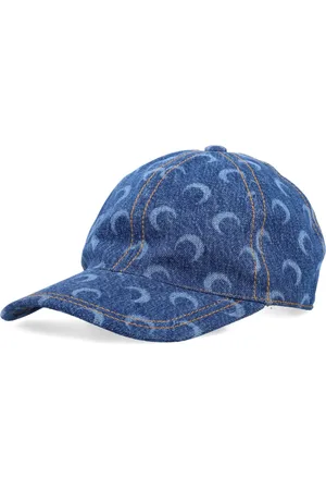 Marine Serre Casquette Crescent Moon en jean