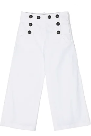 Dsquared2 Pantalon en coton à boutonnière