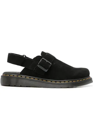 Dr. Martens Jorge II Suede Slingback Mules "Black"