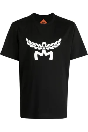 MCM T-shirt en coton biologique à logo Laurel
