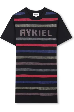 Sonia Rykiel Enfant Robe courte à logo strassé