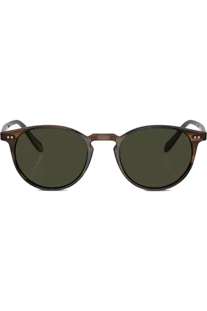 Oliver Peoples Lunettes de soleil Riley à monture ronde