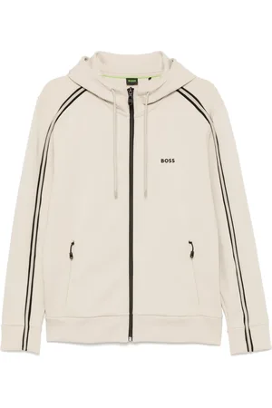 HUGO BOSS Veste zippée à logo brodé