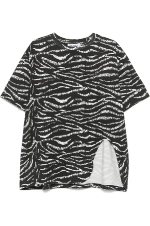 The Attico T-shirt à imprimé zèbre