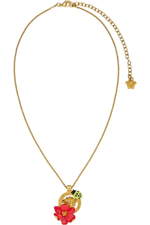 VERSACE Collier à pendentif Strawberry Garden