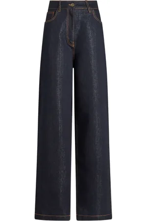 Etro Jean à détails métallisés