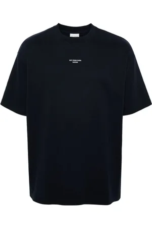 Drôle de Monsieur T-shirt en coton à logo imprimé
