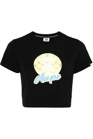 A Bathing Ape T-shirt crop à logo