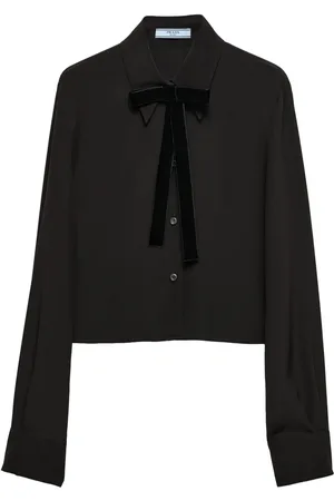 Prada Chemise à détail de nœud