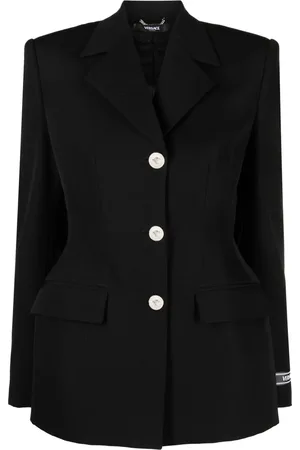 VERSACE Blazer Hourglass à simple boutonnage