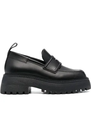 3Juin Mocassins en cuir à plateforme 40 mm