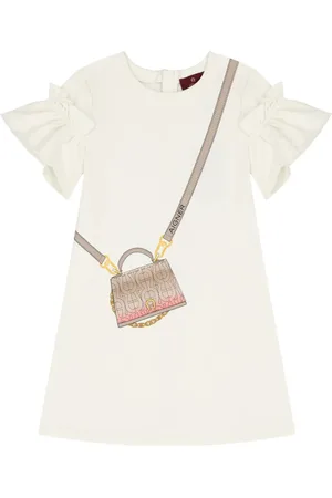 Aigner Robe imprimée à manches volantées