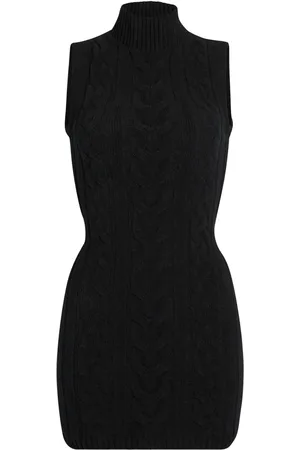 SER.O.YA Robe courte Julissa en maille torsadée