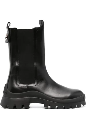 Dsquared2 Bottines en cuir à plaque logo