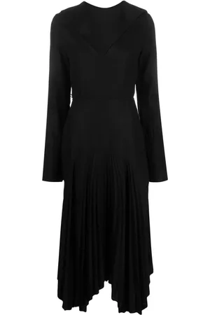 Ioana Ciolacu Robe longue à design plissé