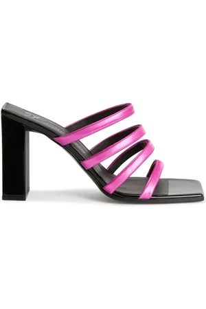 Giuseppe Zanotti Mules Shangay 85 mm à bout carré