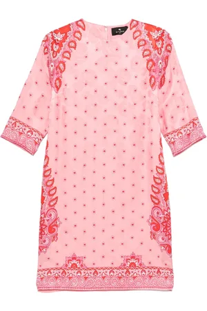 Etro Robe courte à imprimé cachemire