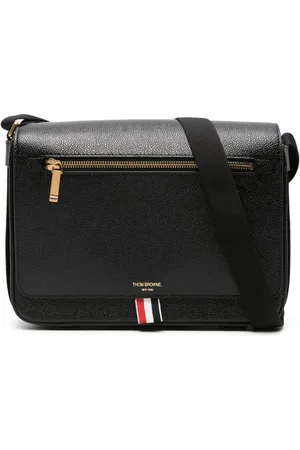 Thom Browne Sacoche embossée à patch logo