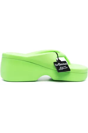 forBitches Claquettes à design embossé