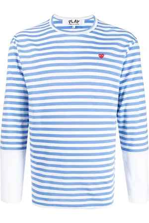Comme des Garçons T-shirt rayé à manches longues